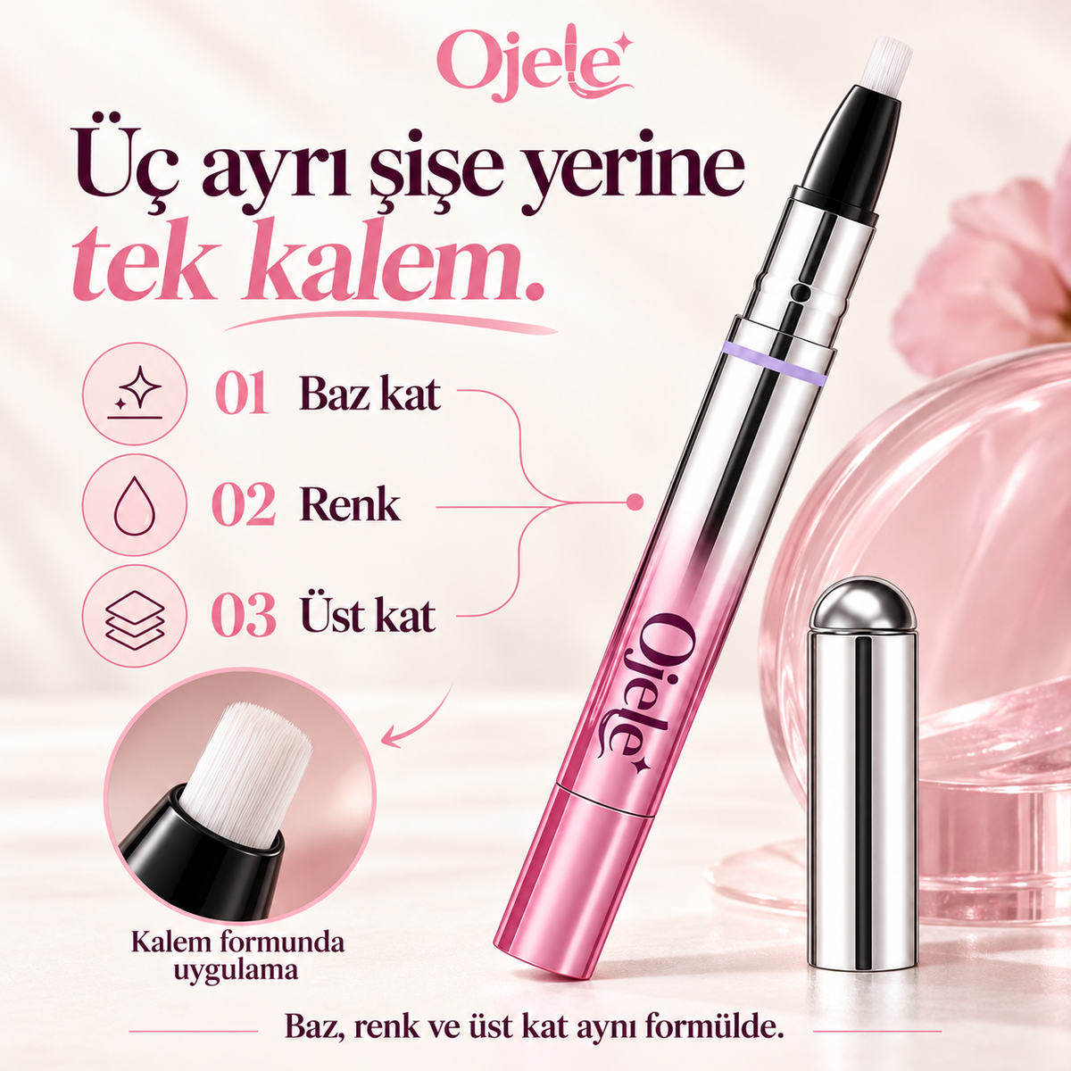 Tek Adım Jel Oje Kalemi